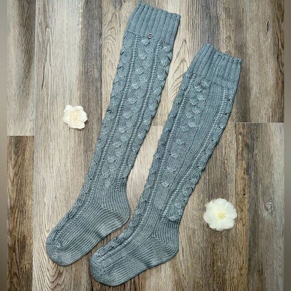Sweaty Betty Wool Blend Tall Boot Sock Leg Warmers - One Size - Picture 1 of 3